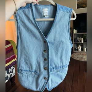 Vintage denim vest